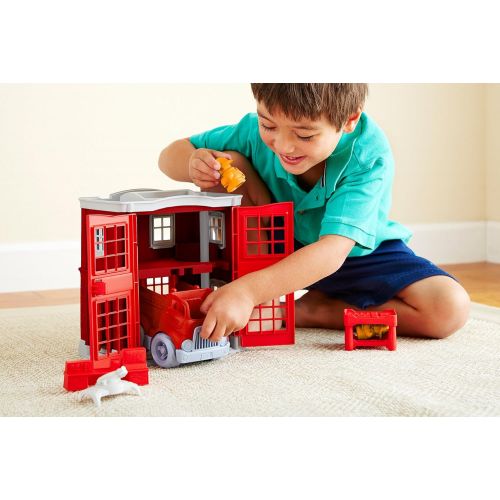  Green Toys Fire Station Playset