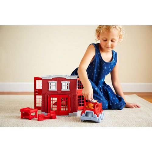  Green Toys Fire Station Playset