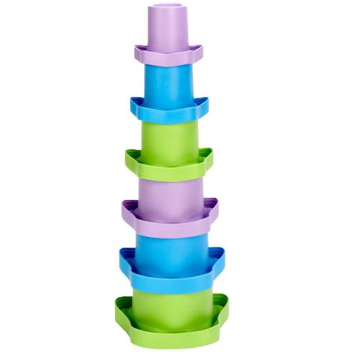  Green Toys Baby Toy Starter Set (First Keys, Stacking Cups, Elephant)