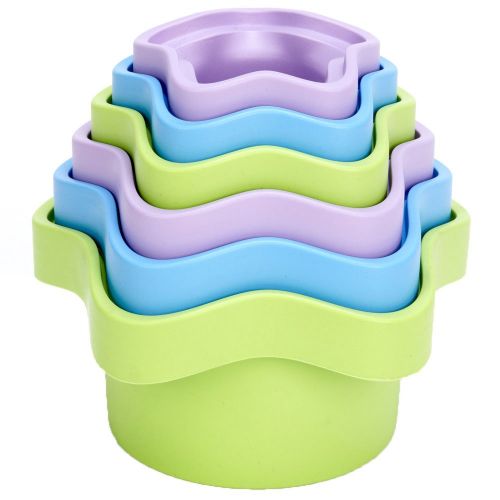  Green Toys Baby Toy Starter Set (First Keys, Stacking Cups, Elephant)