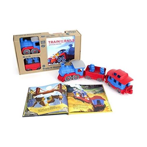  Green Toys Storybook Gift Set Includes Train & Storybook