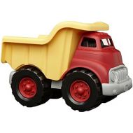 [아마존 핫딜]  [아마존핫딜]Green Toys Dump Truck in Yellow and Red - BPA Free, Phthalates Free Play Toys for Gross Motor, Fine Motor Skill Development. Pretend Play