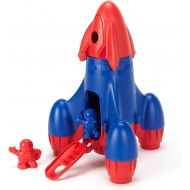 [아마존 핫딜] [아마존핫딜]Green Toys Rocket with 2 Astronauts Toy Vehicle Playset, Red/Blue