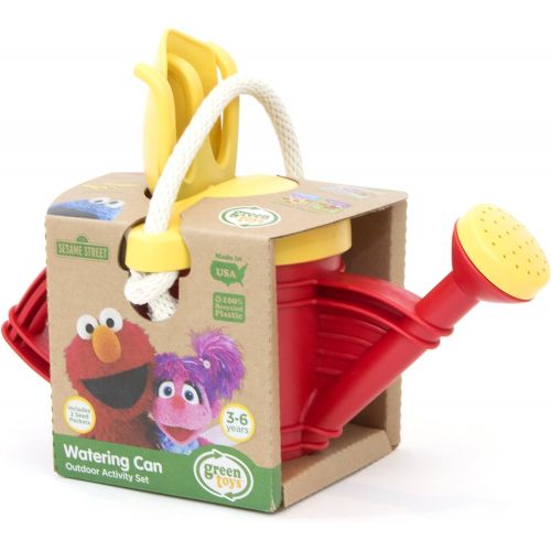  [아마존베스트]Green Toys Sesame Street Watering Can - Elmo Outdoor Activity Set