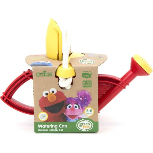  [아마존베스트]Green Toys Sesame Street Watering Can - Elmo Outdoor Activity Set