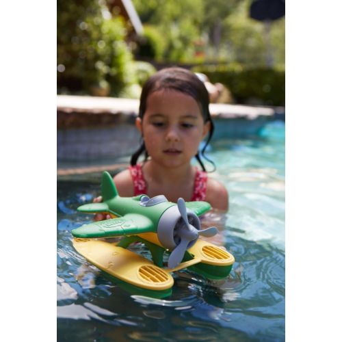  [아마존베스트]Green Toys Seaplane in Green Color - BPA Free, Phthalate Free Floatplane for Improving Pincers Grip. Toys and Games