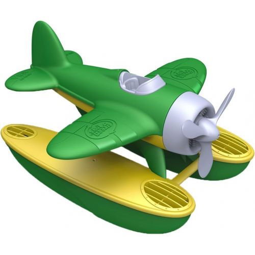  [아마존베스트]Green Toys Seaplane in Green Color - BPA Free, Phthalate Free Floatplane for Improving Pincers Grip. Toys and Games