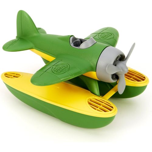  [아마존베스트]Green Toys Seaplane in Green Color - BPA Free, Phthalate Free Floatplane for Improving Pincers Grip. Toys and Games