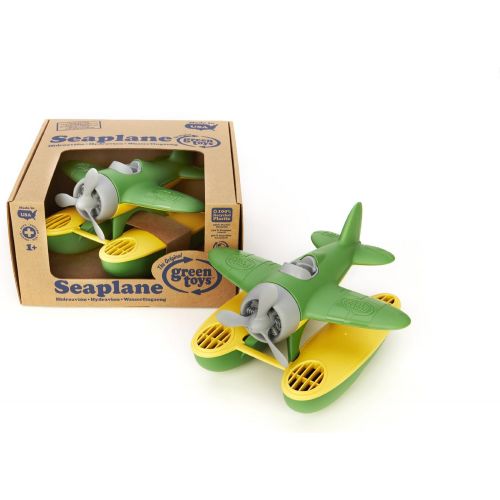  [아마존베스트]Green Toys Seaplane in Green Color - BPA Free, Phthalate Free Floatplane for Improving Pincers Grip. Toys and Games