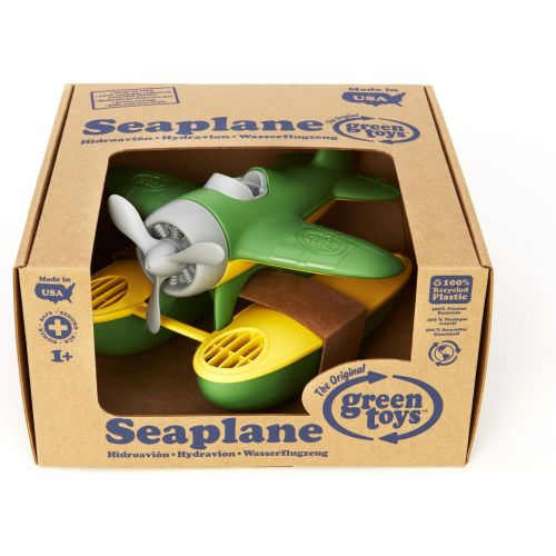  [아마존베스트]Green Toys Seaplane in Green Color - BPA Free, Phthalate Free Floatplane for Improving Pincers Grip. Toys and Games