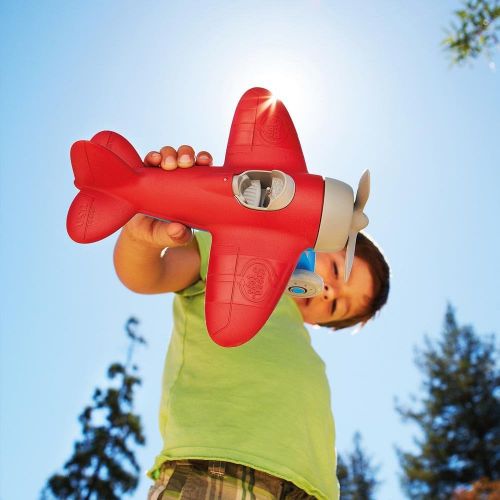  Green Toys Airplane - BPA Free, Phthalates Free, Red Aero Plane for Improving Aeronautical Knowledge of Children. Toys and Games