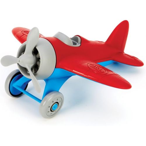  Green Toys Airplane - BPA Free, Phthalates Free, Red Aero Plane for Improving Aeronautical Knowledge of Children. Toys and Games