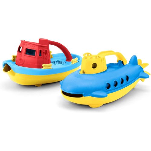  Green Toys Tug Boat & Submarine Combo Pack