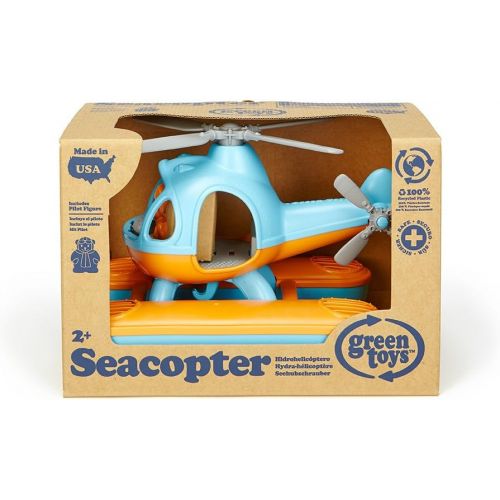  Green Toys Seacopter, Blue/Orange