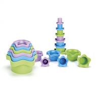 [아마존베스트]Green Toys Stacking Cups, Purple/Blue/Green