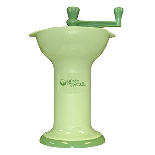  [아마존베스트]Green sprouts green sprouts Fresh Baby Food Mill | Easily purees food for baby | Seperates seeds & skins from puree, Compact size, No batteries or electricity needed, Dishwasher safe