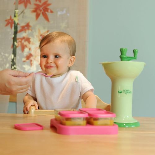  [아마존베스트]Green sprouts green sprouts Fresh Baby Food Mill | Easily purees food for baby | Seperates seeds & skins from puree, Compact size, No batteries or electricity needed, Dishwasher safe