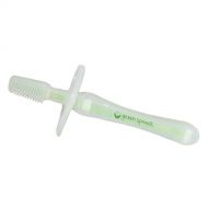 [아마존베스트]Green sprouts green sprouts Silicone Toothbrush | Massages & cleans babys gums & teeth | Soft, flexible, &...