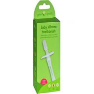 [아마존베스트]Green sprouts Baby Silicone Toothbrush - 3-12 mo. 1 Unit