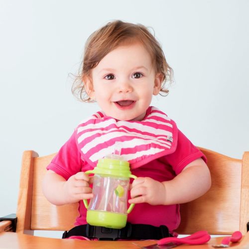  green sprouts Sip & Straw Cup made from Glass | Safer from the inside out | Liquids only touch silicone & glass, Straw supports healthy oral development