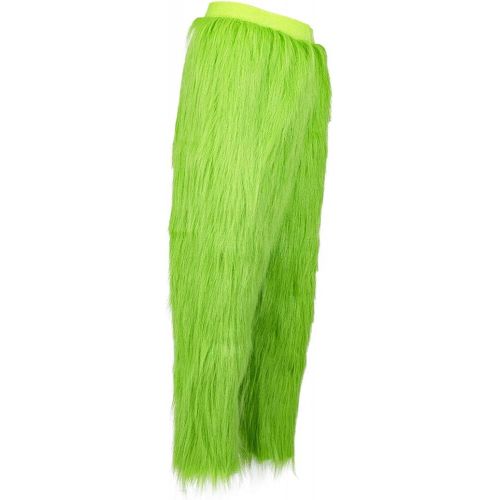  할로윈 용품GreenCos Green Furry Pants Adult & Kids Sleep Pants Pajama Bottoms Halloween Cosplay Costume Accessory