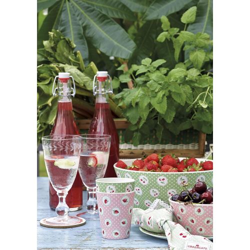  GreenGate THEBOT03LSTB1906 Strawberry Thermoflasche Pale pink 300 ml (1 Sueck)