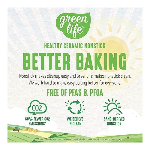  GreenLife Bakeware Healthy Ceramic Nonstick, 13