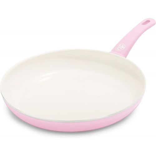  GreenLife Soft Grip Healthy Ceramic Nonstick, Frying Pan, 12, Pink