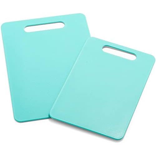  GreenLife CC001730-001 2-Piece Cutting Board Set, Medium & Large, 2pc, Turqouise