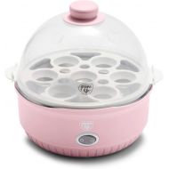 GreenLife Rapid Egg Cooker, 7 Egg Capacity for Hard Boiled, Poached, Scrambled and Omelet Tray, Easy One Switch, Dishwasher Safe Parts, BPA-Free, Pink