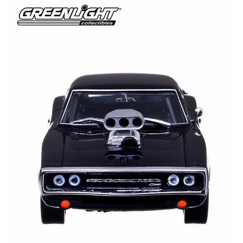  Doms 1970 Dodge Charger Black The Fast and The Furious Movie (2001) 143 Diecast Car Model by Greenlight