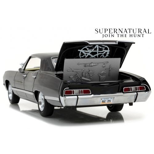  GreenLight Collectibles Supernatural 1967 Chevrolet Impala Sport Sedan 124 Scale Diecast Model