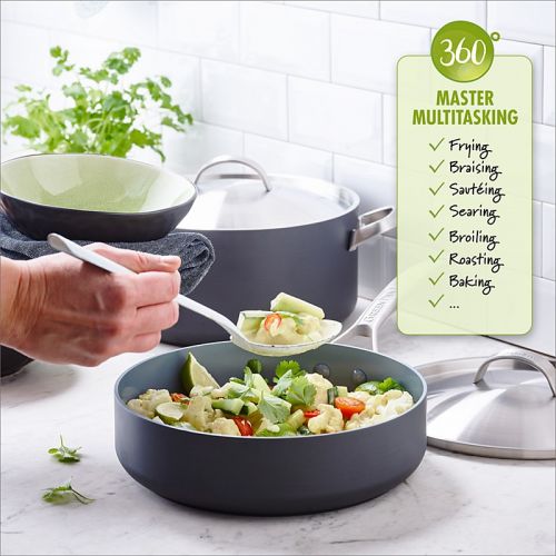  GreenPan Paris Pro 10 and 12 Fry Pan Set