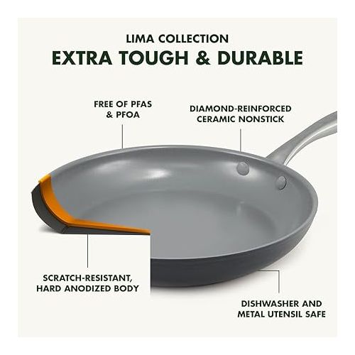  GreenPan Lima Hard Anodized Healthy Ceramic Nonstick 11