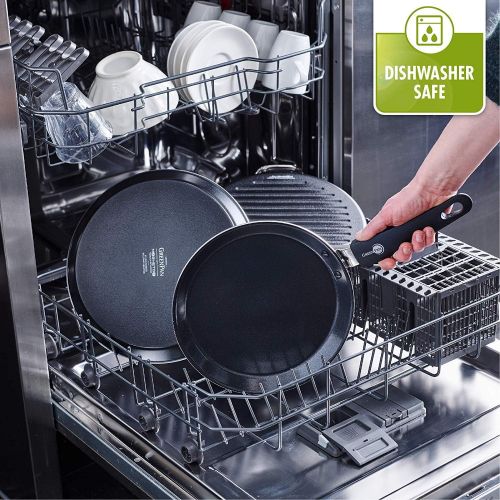  GreenPan Crepepfanne 24-cm Ø Keramik-Beschichtung Anti-Haft-beschichtet fuer Pancake + Pfannekuchen alle Herd-Platten geeignet Gas Induktion Elektro