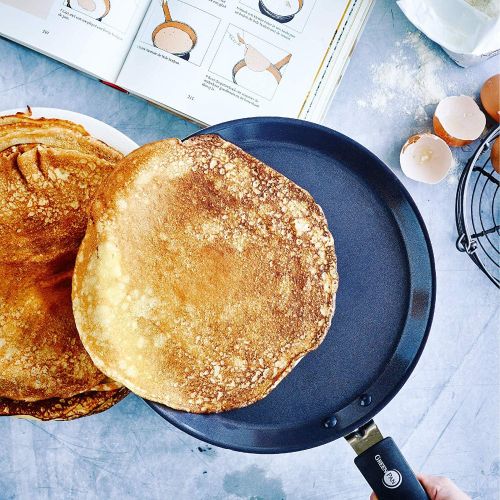  GreenPan Crepepfanne 24-cm Ø Keramik-Beschichtung Anti-Haft-beschichtet fuer Pancake + Pfannekuchen alle Herd-Platten geeignet Gas Induktion Elektro