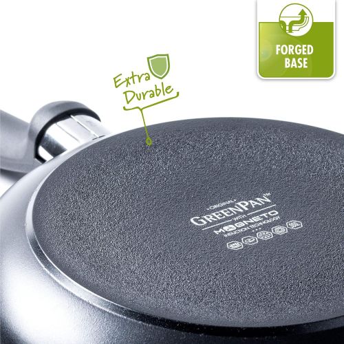  GreenPan Cambridge Infinity Keramik Wok, antihaftbeschichtet, schwarz