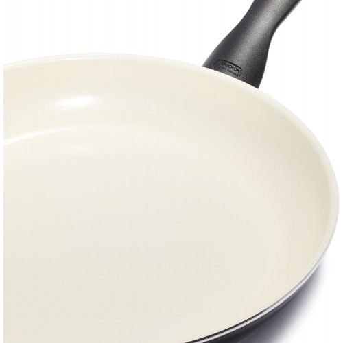  GreenPan Rio Healthy Ceramic Nonstick 16 Piece Cookware Pots and Pans Set, PFAS-Free, Dishwasher Safe, Black
