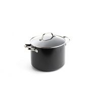 GreenPan Valencia Pro Hard Anodized Healthy Ceramic Nonstick 8QT Stock Pot with Lid, PFAS-Free, Induction, Dishwasher Safe, Oven Safe, Gray