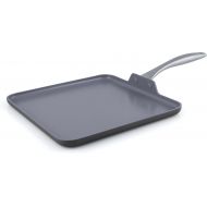 GreenPan Lima Hard Anodized Healthy Ceramic Nonstick 11 Griddle Pan, PFAS-Free, Oven Safe, Gray