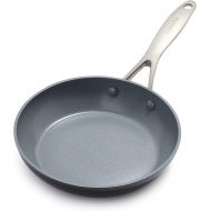 GreenPan Valencia Pro Hard Anodized Healthy Ceramic Nonstick 8 Frying Pan Skillet, PFAS-Free, Induction, Dishwasher Safe, Oven Safe, Gray