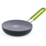 GreenPan Mini Healthy Ceramic Nonstick, 5 Square Egg Pan, PFAS-Free, Dishwasher Safe, Stay Cool Handle, Black