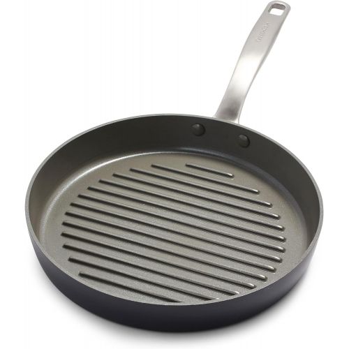  [아마존베스트]GreenPan Chatham Healthy Ceramic Nonstick, Grill Pan, 11, Gray