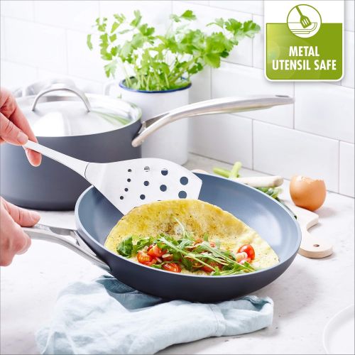  GreenPan Paris 2 Quart Non-Stick Dishwasher Safe Ceramic Covered Sauce Pan