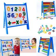 GreenSun TM Mini Magnetic Painting Writing Board with Abacus Shelf Rack Multifunction Preschool Educational Math Calculation Learning Toy