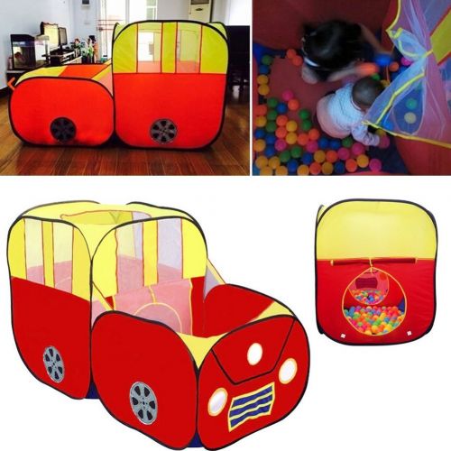  GreenSun TM Kids Play Tent House Play Red Sports Car Hut Children Ocean Balls Pit Pool Pop Hut Play Pool Play Tent Kids Year Gift