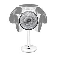 GreenTech Environmental PureFlow Circulator Fan Horizontal Vertical Randomized Oscillating Movement Dual Blade Adjustable Fan 12 speeds Remote