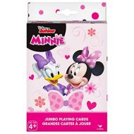 Greenbrier International Disney Junior Minnie Mouse Jumbo Playing Oversized Kids Card Deck (54 Piece), Multicolor