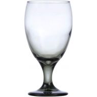 [아마존베스트]Greenbrier International Smokey Goblets Set of 12 Opaque Black 16.25 Tea Goblets