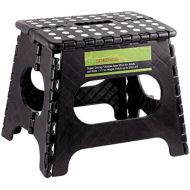 [아마존베스트]Greenco Super Strong Foldable Step Stool for Adults and Kids, 11, Black